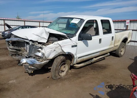 1999 Ford F250 Super Duty from USA, damaged, VIN 1FTNW21F3XEC42331
